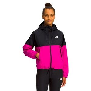 NWOT North Face Antora Rain Hoodie 🖤🩷✨